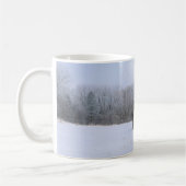 Snow Covered Paddock Kaffeetasse (Links)