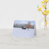 Snow Covered Paddock Karte (Gelbe Blume)