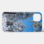 Snow-covered trees in the Laguna Mountains Case-Mate iPhone Hülle (Rückseite (Horizontal))