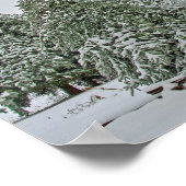 Snow Covered Trees Poster (Ecke)