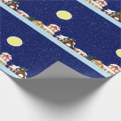 Snow Covered Village Geschenkpapier (Ecke)