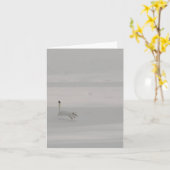 Snow Dance - 4" x 5.6" Notecard Karte (Gelbe Blume)