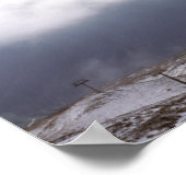 Snow Davos Schweiz Ferienkarte Poster (Ecke)