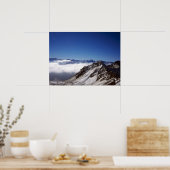 Snow Davos Schweiz Ferienkarte Poster (Küche)