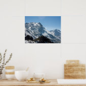 Snow Davos Schweiz Ferienkarte Poster (Küche)