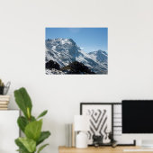 Snow Davos Schweiz Ferienkarte Poster (Heimbüro)