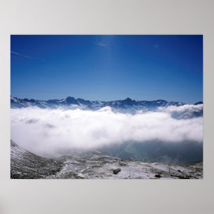 Snow Davos Schweiz Ferienkarte Poster