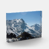 Snow Davos Switzerland Holiday Card Poster Fotoblock (Links)