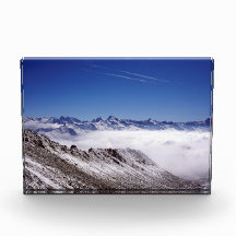 Snow Davos Switzerland Holiday Card Poster