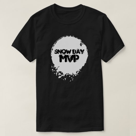 SNOW DAY MVP Funny T-Shirt (Design vorne)