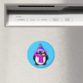 Snow Day Penguin Magnet (In Situ (Geschirrspüler))