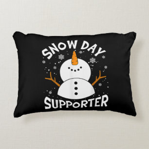 Snow Day Supporter Snowflake Funny Teacher Christi Dekokissen