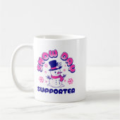 Snow Day Suprter, Funny Teacher Snowman Christmas  Kaffeetasse (Links)