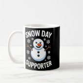Snow Day Suprter Snow Snowflake Snowman Winter Tea Kaffeetasse (Links)