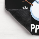 Snow Day Suprter Snow Snowflake Snowman Winter Tea Mousepad (Ecke)