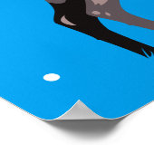 Snow Deer Poster (Ecke)