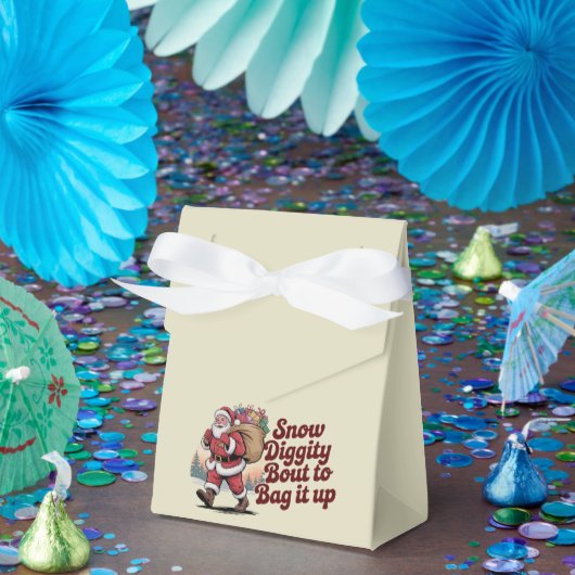 Snow Diggity Bout zum Bag It Up 90s Christmas Retr Geschenkschachtel (Party)