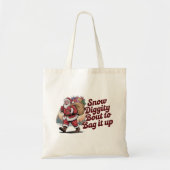 Snow Diggity Bout zum Bag It Up 90s Christmas Retr Tragetasche (Vorne)