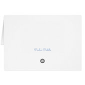 Snow Drops Sympathy Card JW (Rückseite Horizontal)