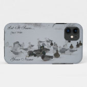 Snow Ducks-Winter Wonderland iPhone 5 Fall Case-Mate iPhone Hülle (Rückseite (Horizontal))