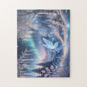 Snow Fairy Icy Winter Wonderland Puzzle (Vertikal)