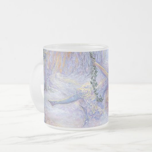 Snow Fairy Mattierte Tasse (Vorderseite Links)