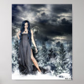 Snow Fairy von Holly Siek Poster (Vorne)