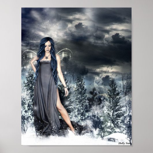 Snow Fairy von Holly Siek Poster (Vorne)
