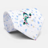 Snow Fall Fun Krawatte (Gerollt)