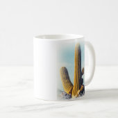 Snow Falling auf Saguaro Kaffeetasse (VorderseiteRechts)