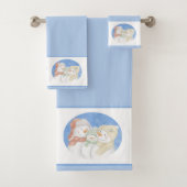 Snow-Familie Badhandtuch Set (Insitu)
