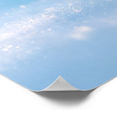 Snow Flake Nature Serene Ruhe Poster (Ecke)