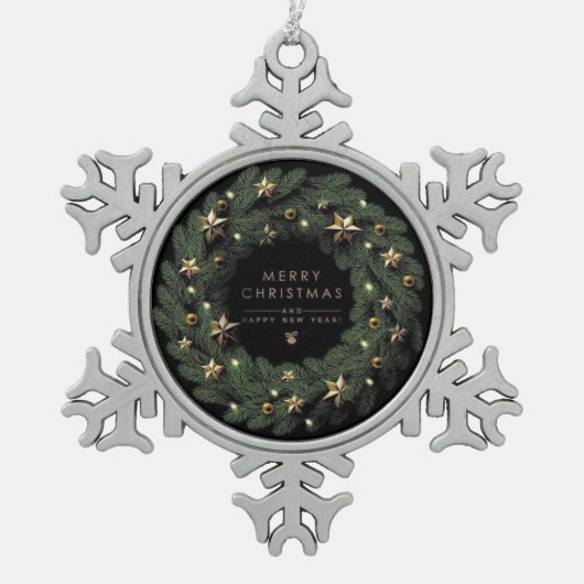 Snow flakes framed ornament  (Vorderseite)