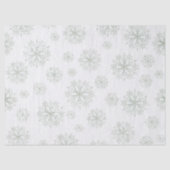 Snow Flakes White Seidenpapier (Vorderseite)