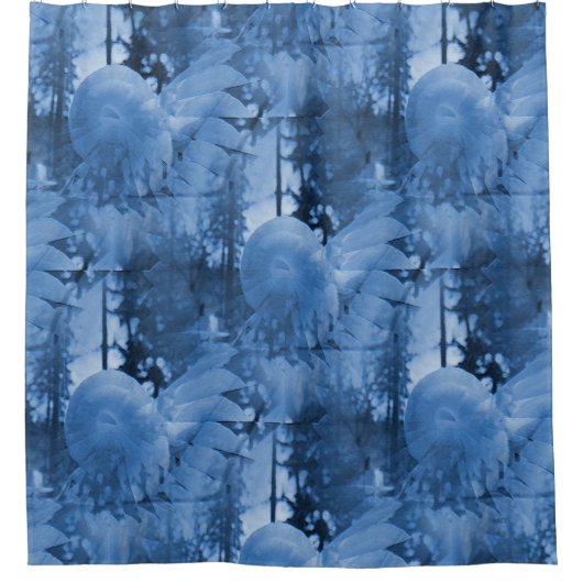 Snow flowers..... duschvorhang (Vorderseite)