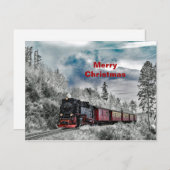 Snow Foto Postkarte (Vorne/Hinten)