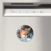 Snow Fox Magnet (In Situ (Geschirrspüler))