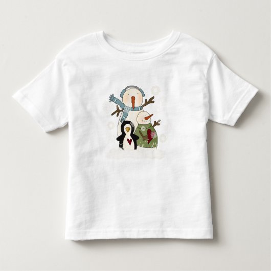 Snow Friends T - Shirt und Geschenke (Vorderseite)