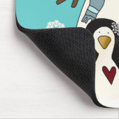 Snow Friends T - Shirt und Geschenke Mousepad (Ecke)