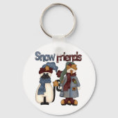 Snow Friends Tshirts und Geschenke Schlüsselanhänger (Vorderseite)