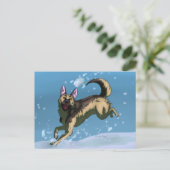 Snow Games Card Postkarte (Stehend Vorderseite)