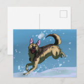 Snow Games Card Postkarte (Vorne/Hinten)