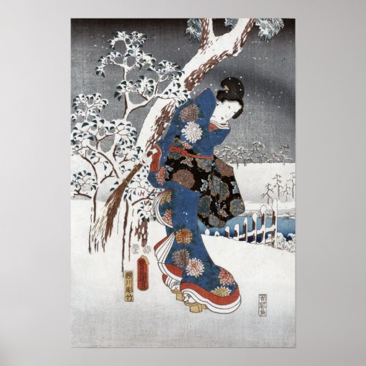Snow Geisha Posters & Prints Poster (Vorne)