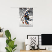 Snow Geisha - Posters & Prints Poster (Heimbüro)