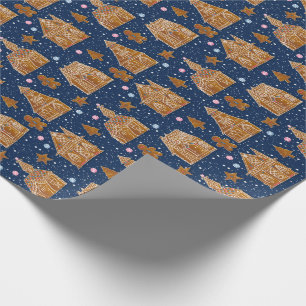 Snow Gingerbrot Geschenkpapier