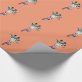Snow-Giraffe Geschenkpapier (Ecke)