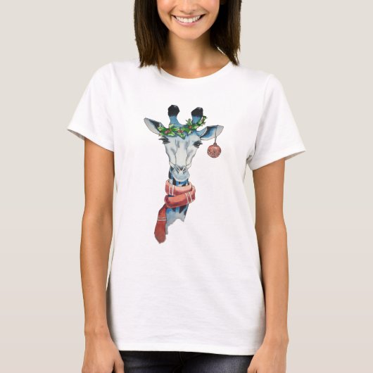 Snow-Giraffe T-Shirt (Vorderseite)