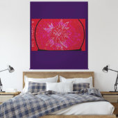 Snow Globe Beauty Leinwanddruck (Insitu (Schlafzimmer))