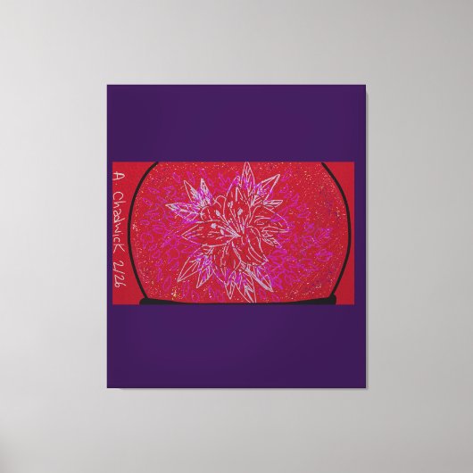 Snow Globe Beauty Leinwanddruck (Vorderseite)