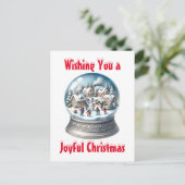 Snow Globe Blank Weihnachten (Stehend Vorderseite)